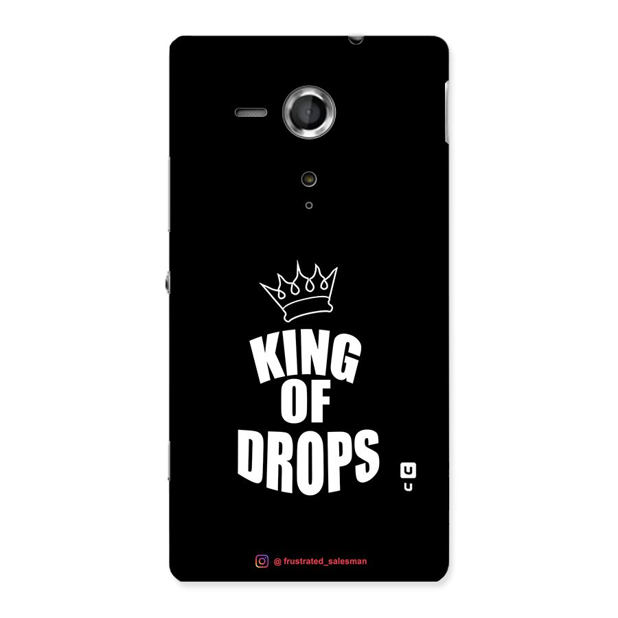 King of Drops Black Back Case for Sony Xperia SP