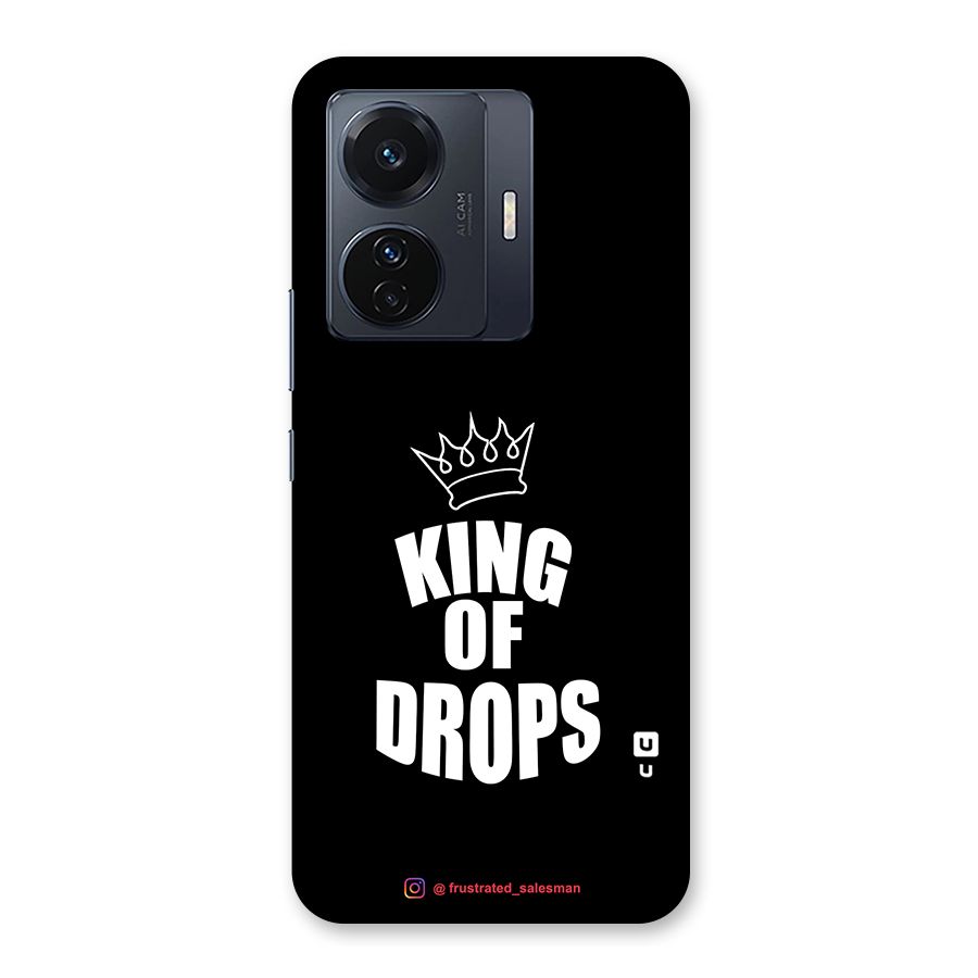 King of Drops Black Back Case for Vivo T1 Pro