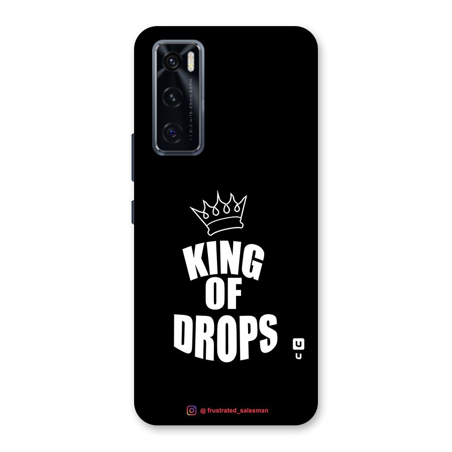 King of Drops Black Back Case for Vivo V20 SE