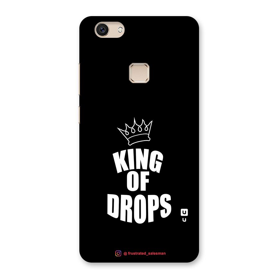 King of Drops Black Back Case for Vivo V7