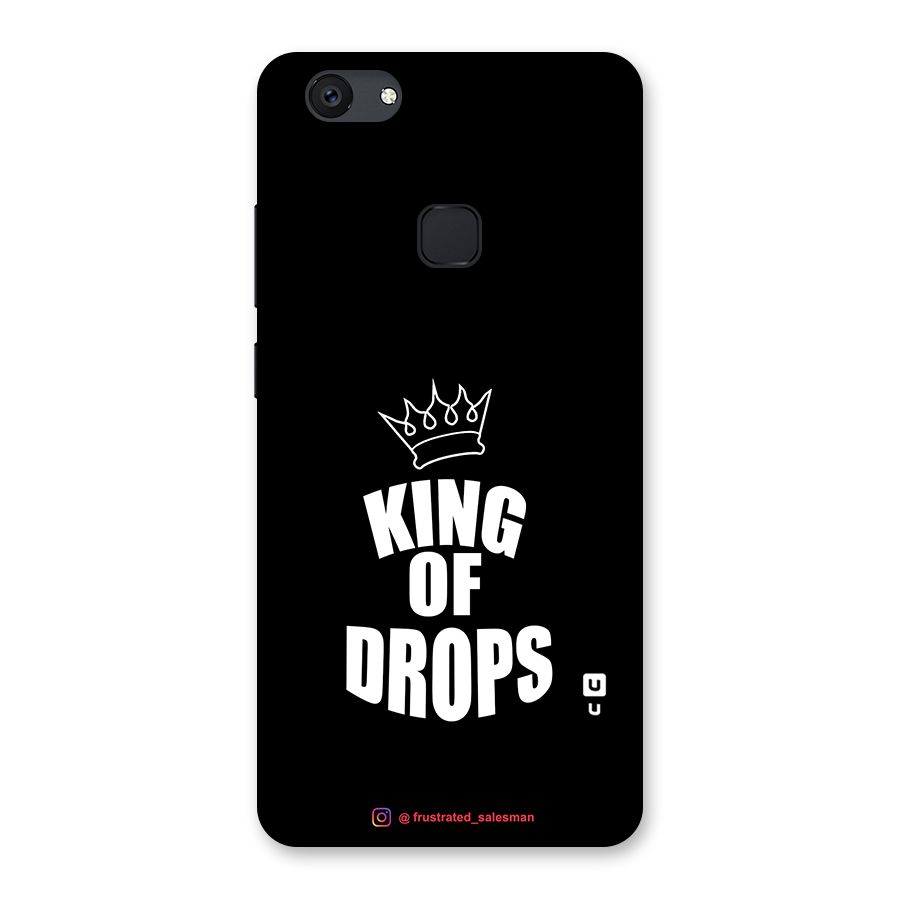 King of Drops Black Back Case for Vivo V7 Plus