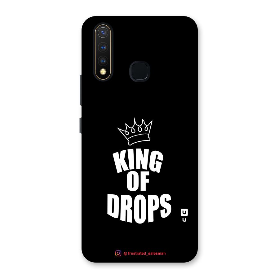 King of Drops Black Back Case for Vivo Y19