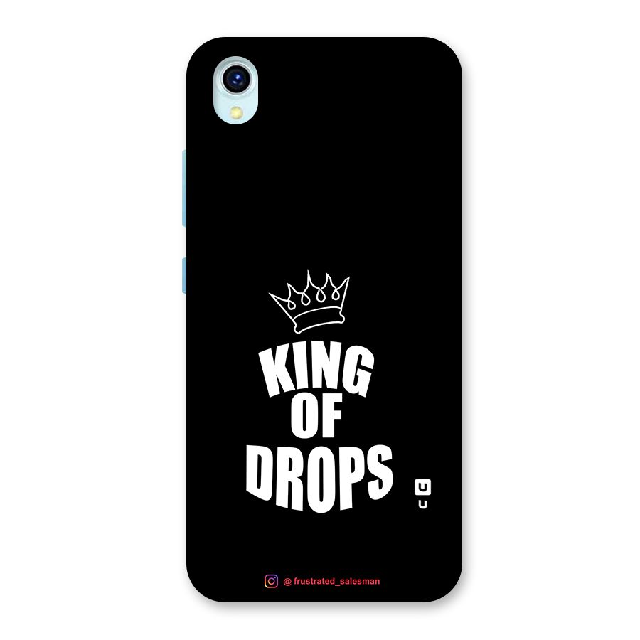 King of Drops Black Back Case for Vivo Y1s