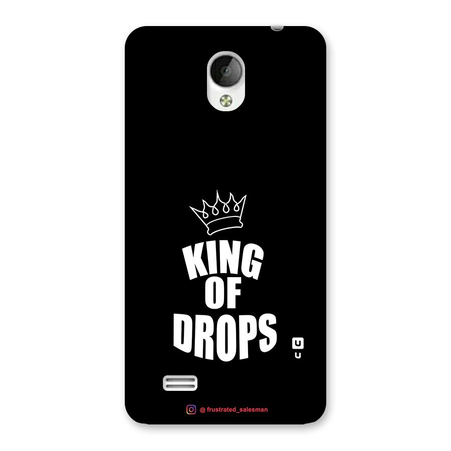 King of Drops Black Back Case for Vivo Y21