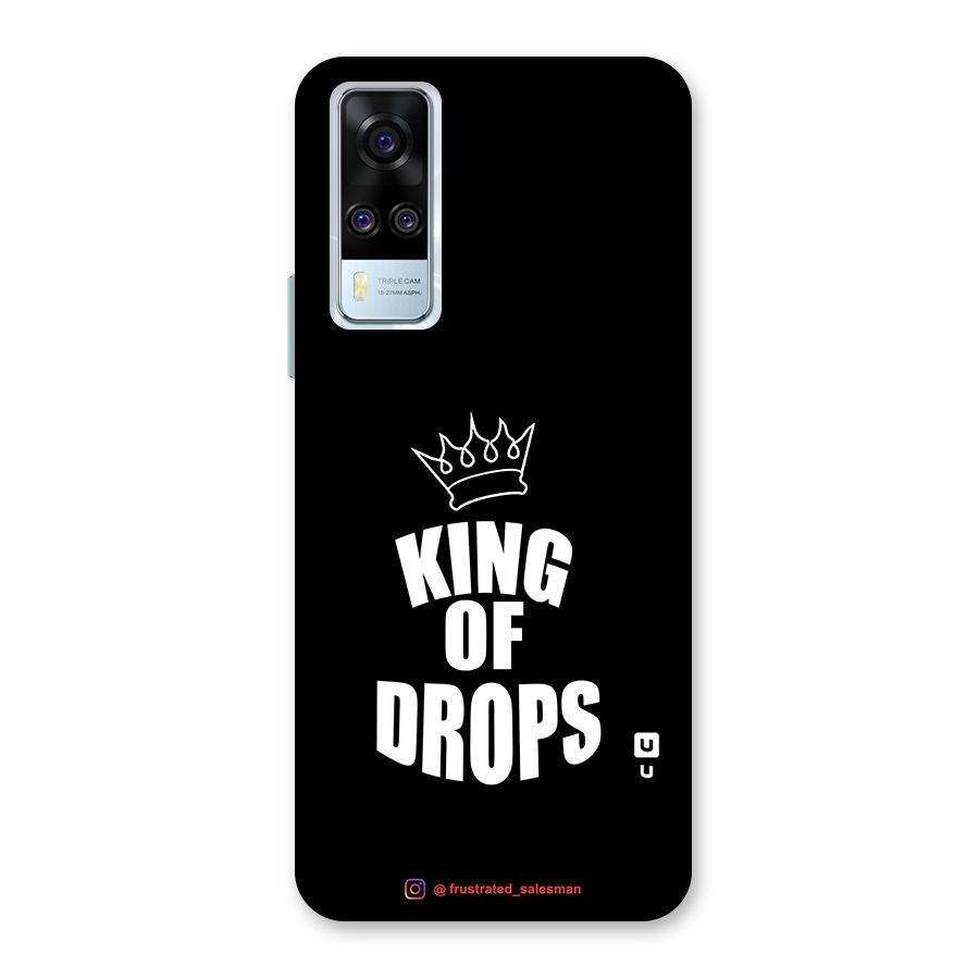 King of Drops Black Back Case for Vivo Y31