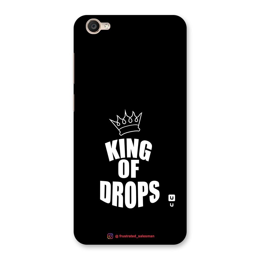King of Drops Black Back Case for Vivo Y55s