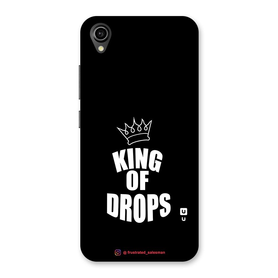 King of Drops Black Back Case for Vivo Y90