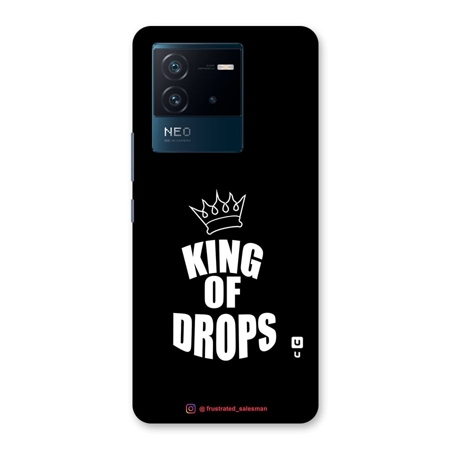 King of Drops Black Back Case for Vivo iQOO Neo 6 5G