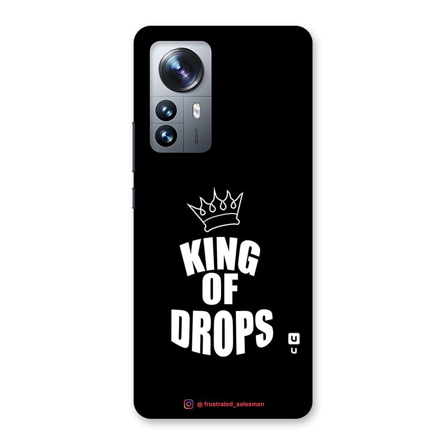 King of Drops Black Back Case for Xiaomi 12 Pro