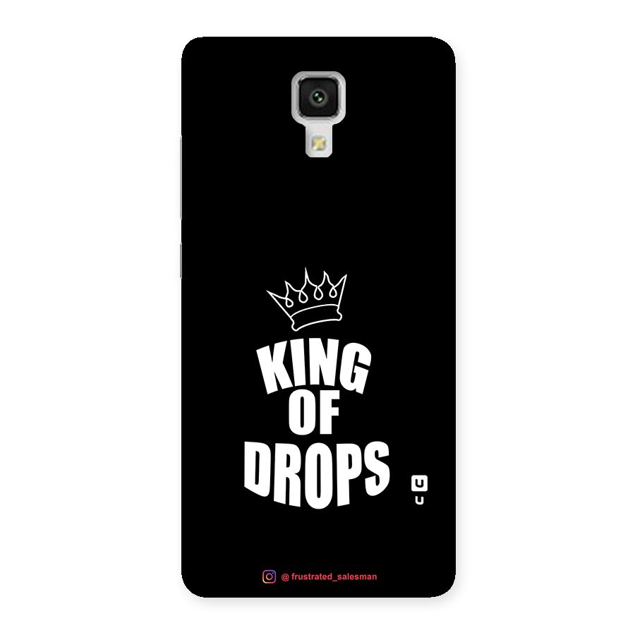 King of Drops Black Back Case for Xiaomi Mi 4