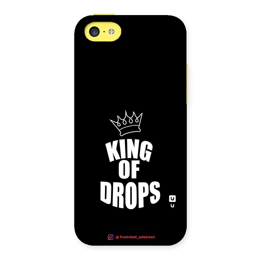 King of Drops Black Back Case for iPhone 5C