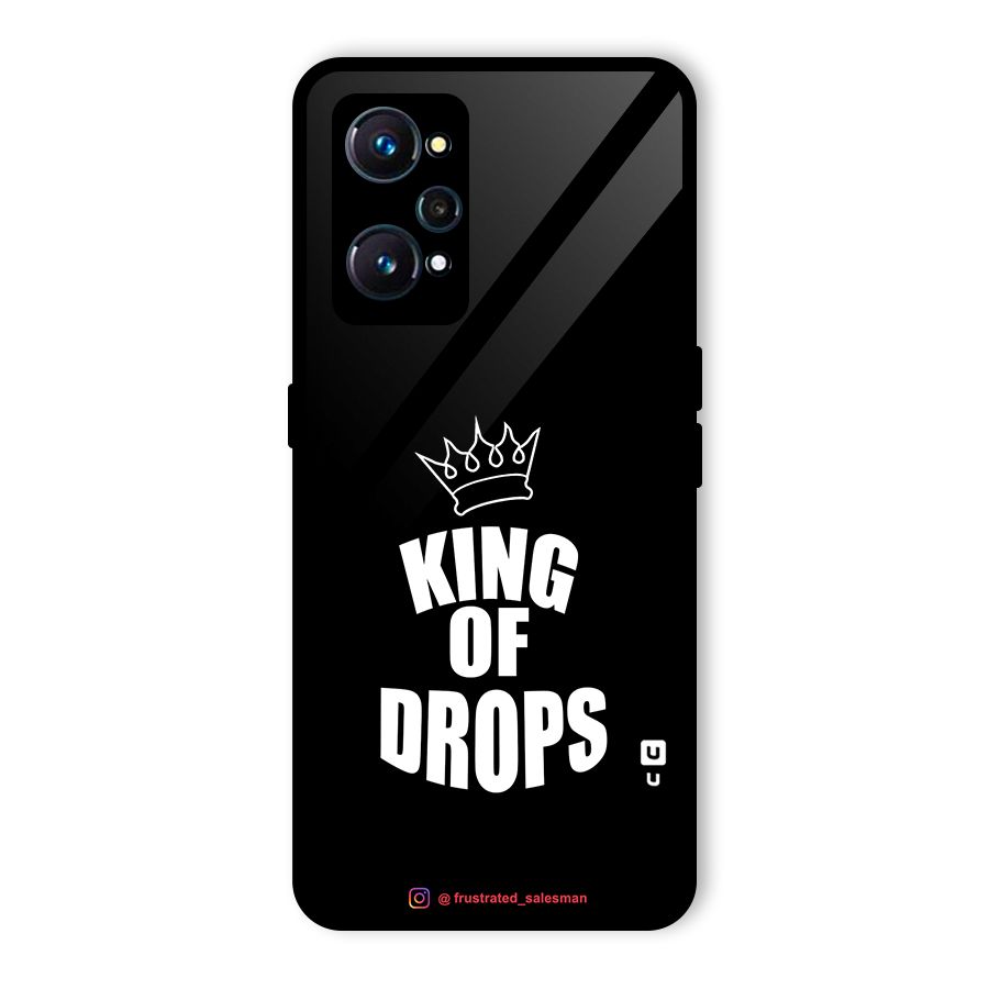 King of Drops Black Glass Back Case for Realme GT Neo2