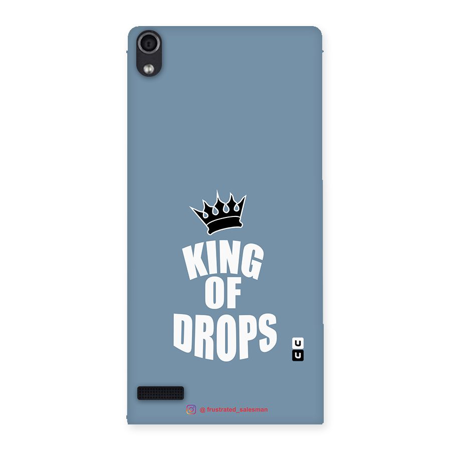 King of Drops Mustard SteelBlue Back Case for Ascend P6