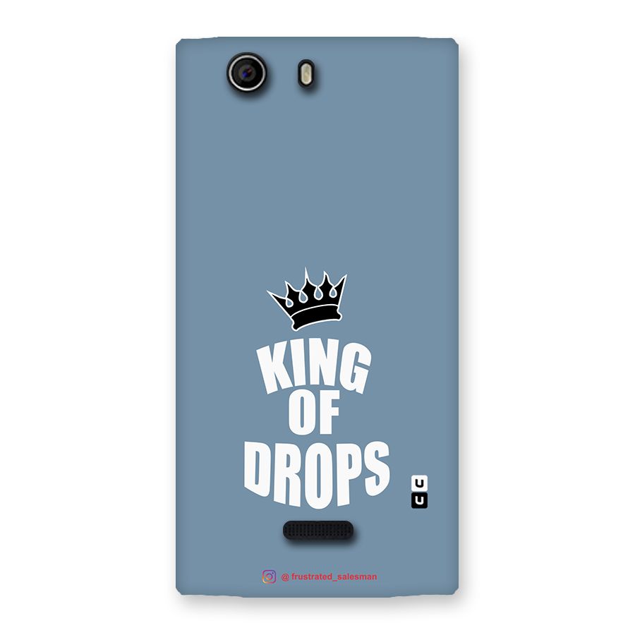 King of Drops Mustard SteelBlue Back Case for Canvas Nitro 2 E311