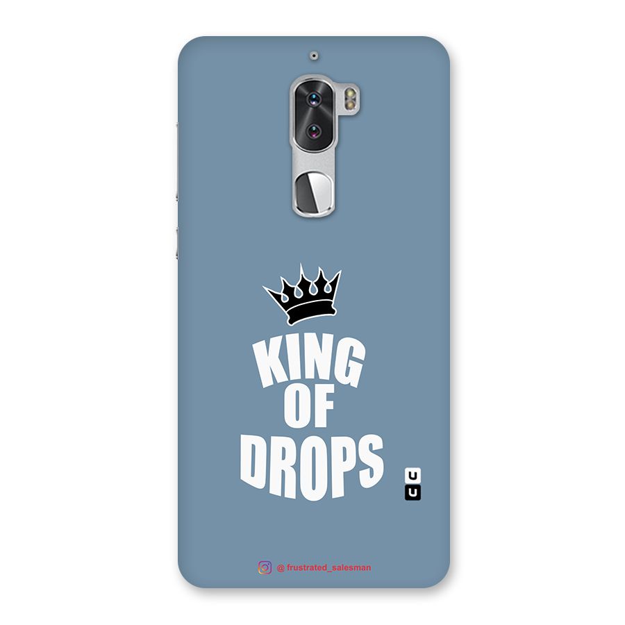 King of Drops Mustard SteelBlue Back Case for Coolpad Cool 1