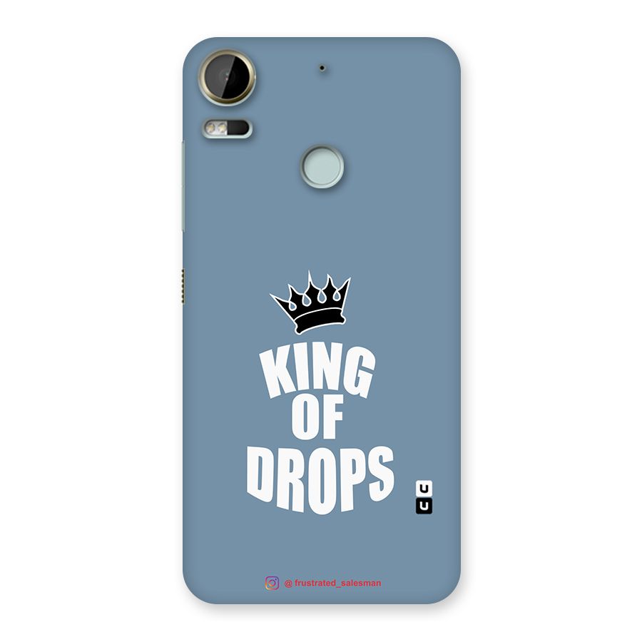 King of Drops Mustard SteelBlue Back Case for Desire 10 Pro