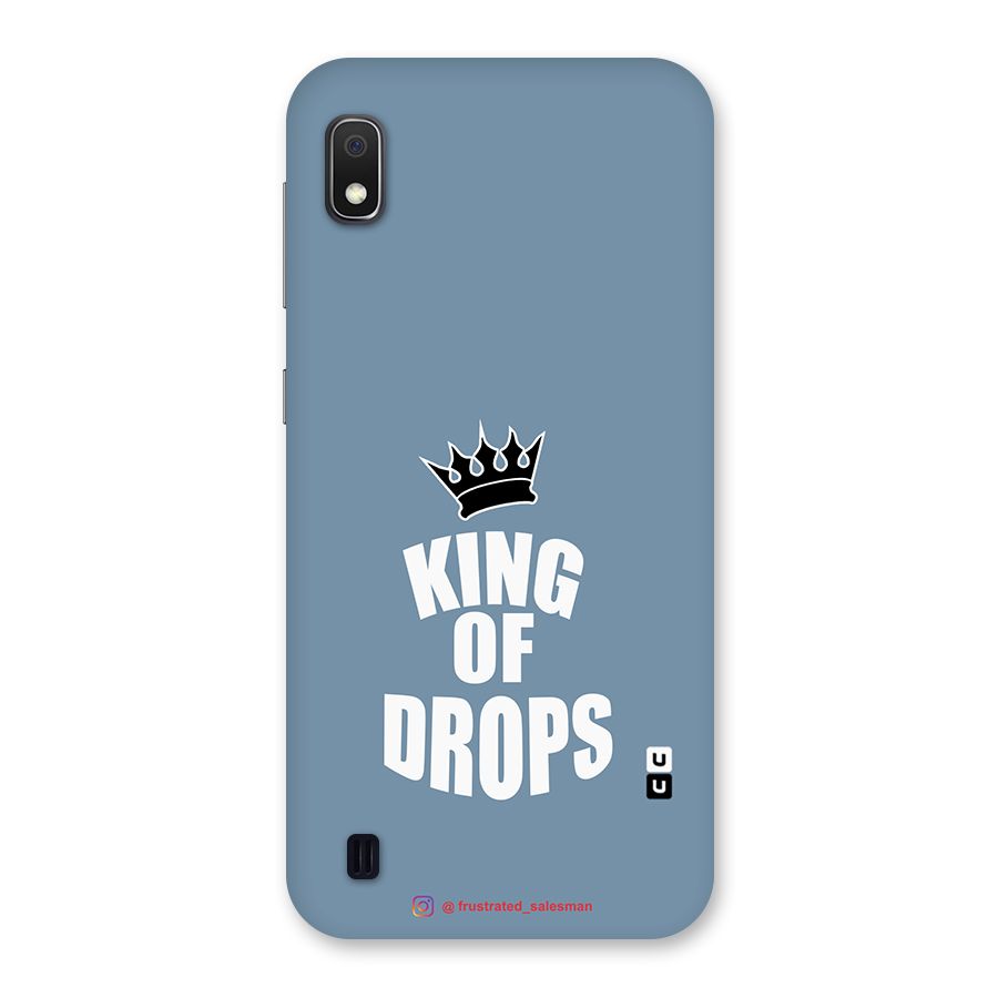 King of Drops Mustard SteelBlue Back Case for Galaxy A10
