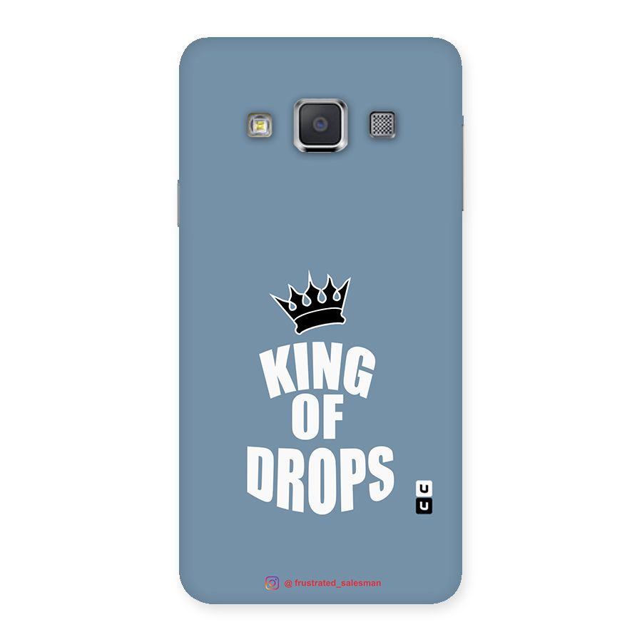 King of Drops Mustard SteelBlue Back Case for Galaxy A3