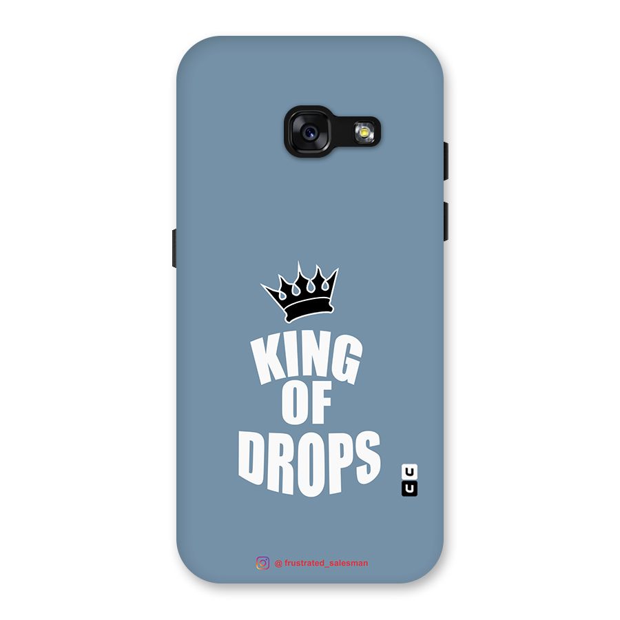 King of Drops Mustard SteelBlue Back Case for Galaxy A3 (2017)