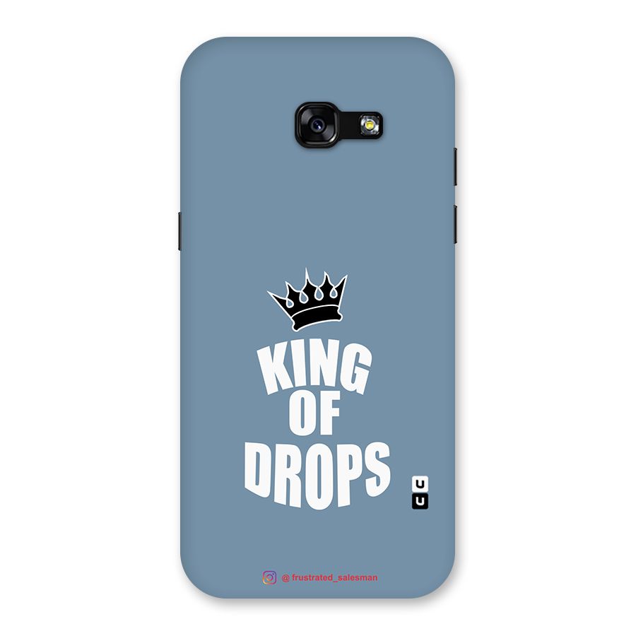 King of Drops Mustard SteelBlue Back Case for Galaxy A5 2017