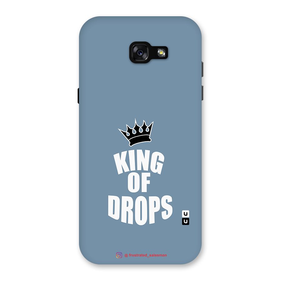 King of Drops Mustard SteelBlue Back Case for Galaxy A7 (2017)