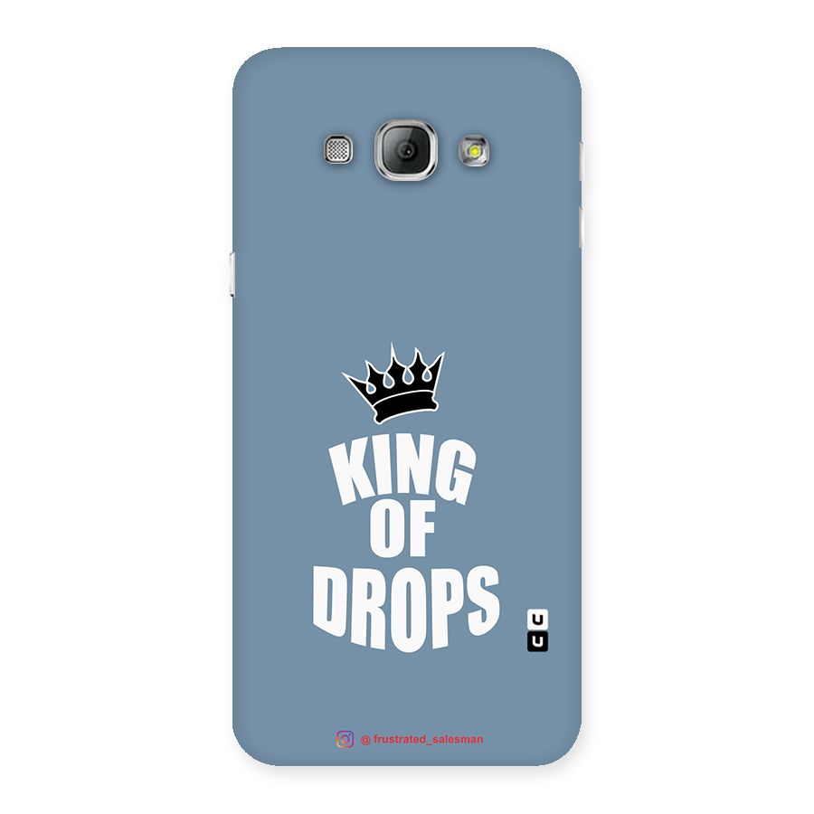 King of Drops Mustard SteelBlue Back Case for Galaxy A8
