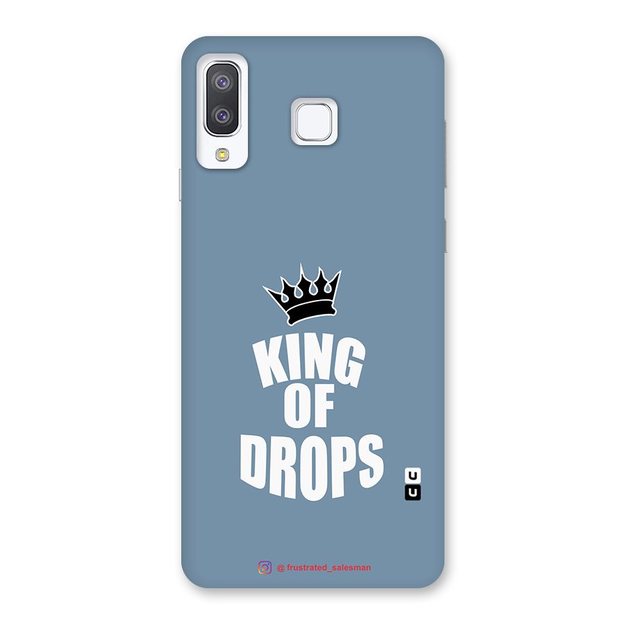 King of Drops Mustard SteelBlue Back Case for Galaxy A8 Star