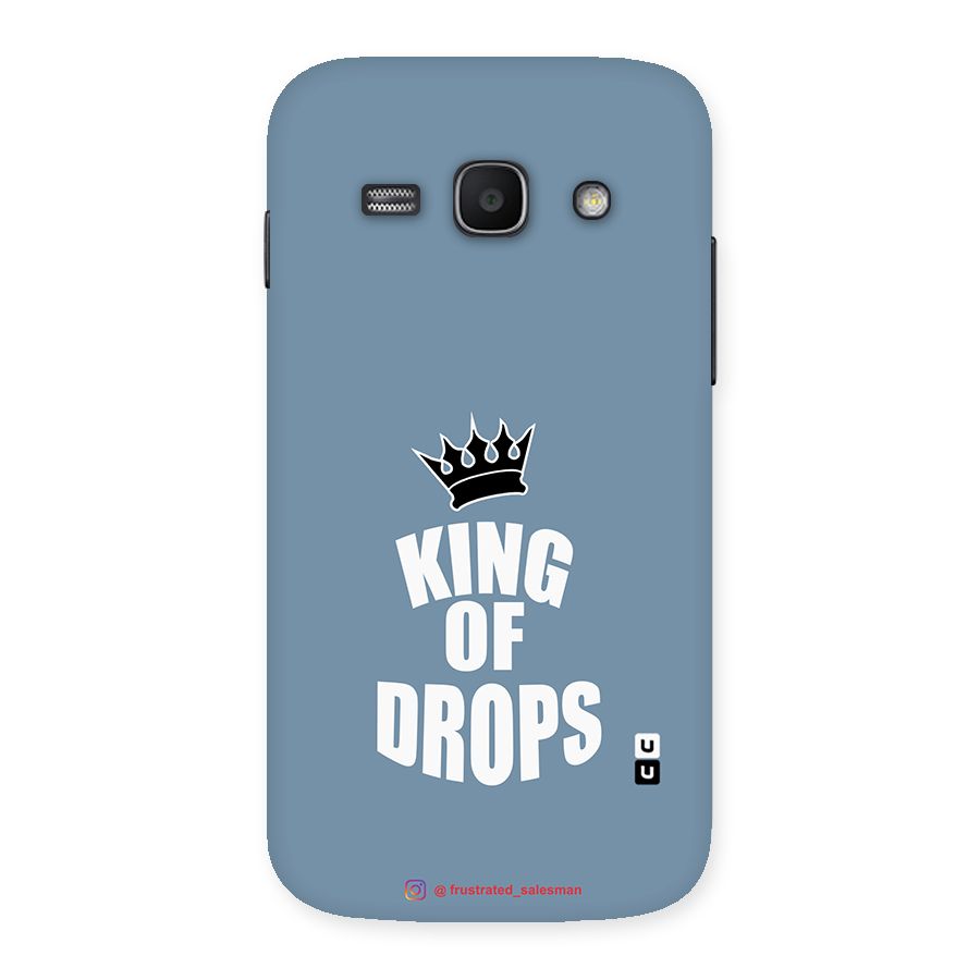 King of Drops Mustard SteelBlue Back Case for Galaxy Ace 3