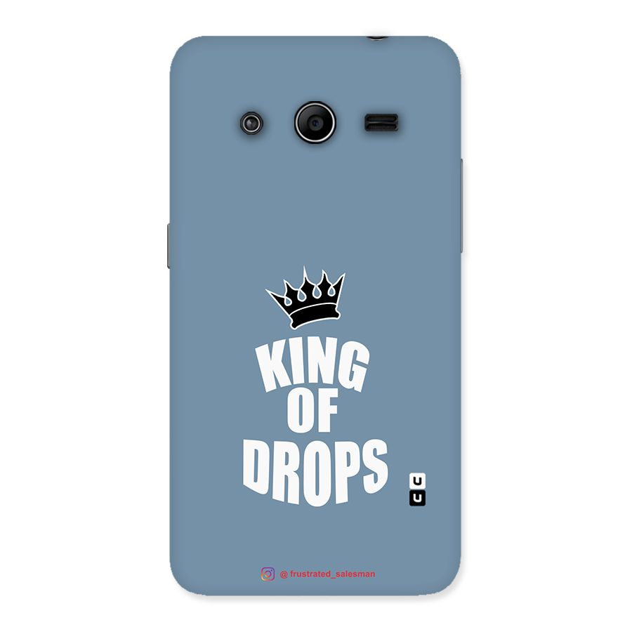 King of Drops Mustard SteelBlue Back Case for Galaxy Core 2