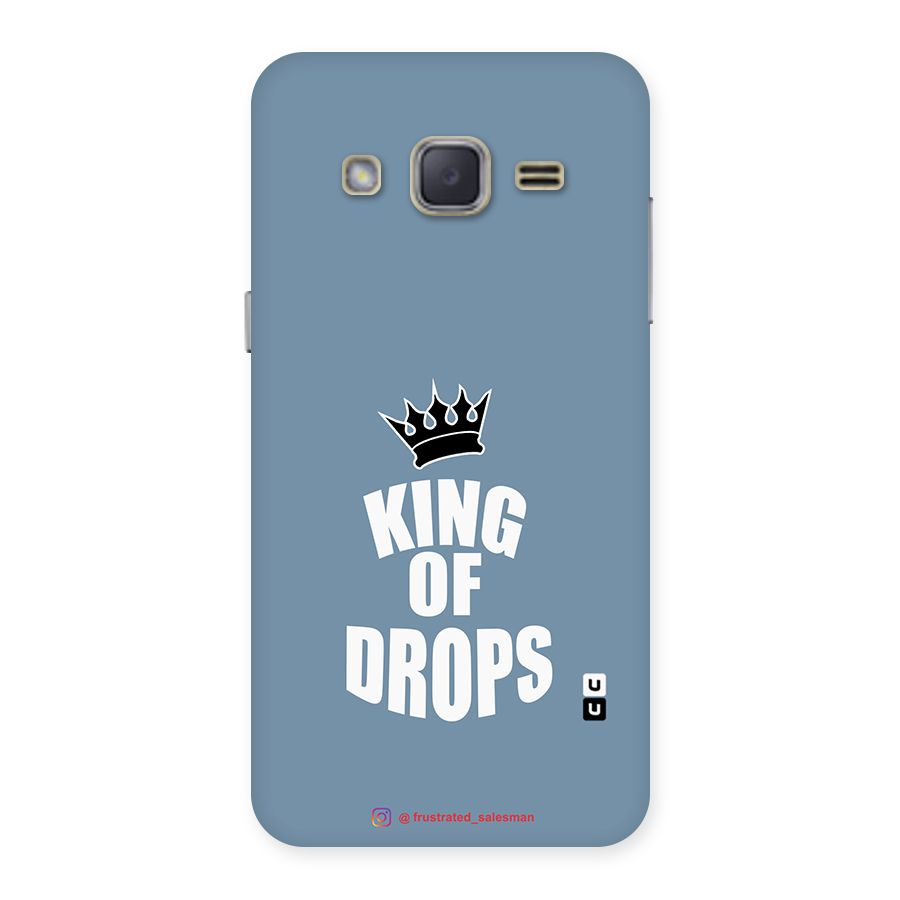 King of Drops Mustard SteelBlue Back Case for Galaxy J2