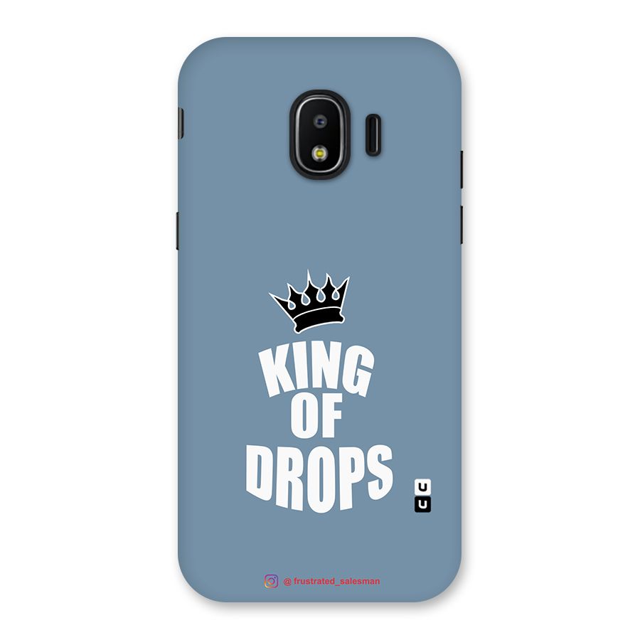 King of Drops Mustard SteelBlue Back Case for Galaxy J2 Pro 2018