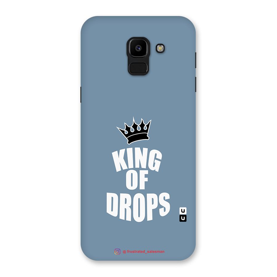 King of Drops Mustard SteelBlue Back Case for Galaxy J6