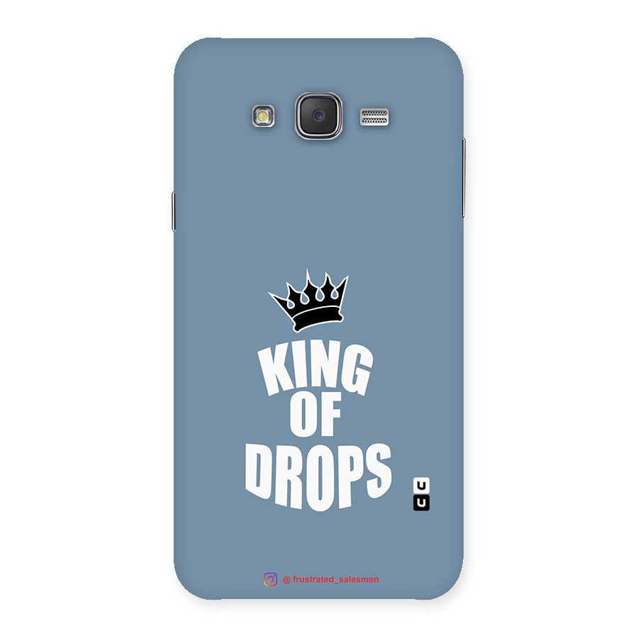 King of Drops Mustard SteelBlue Back Case for Galaxy J7