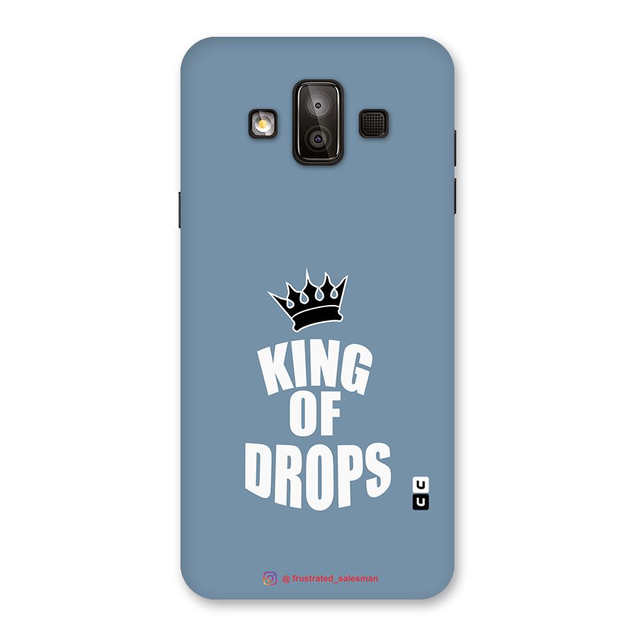 King of Drops Mustard SteelBlue Back Case for Galaxy J7 Duo