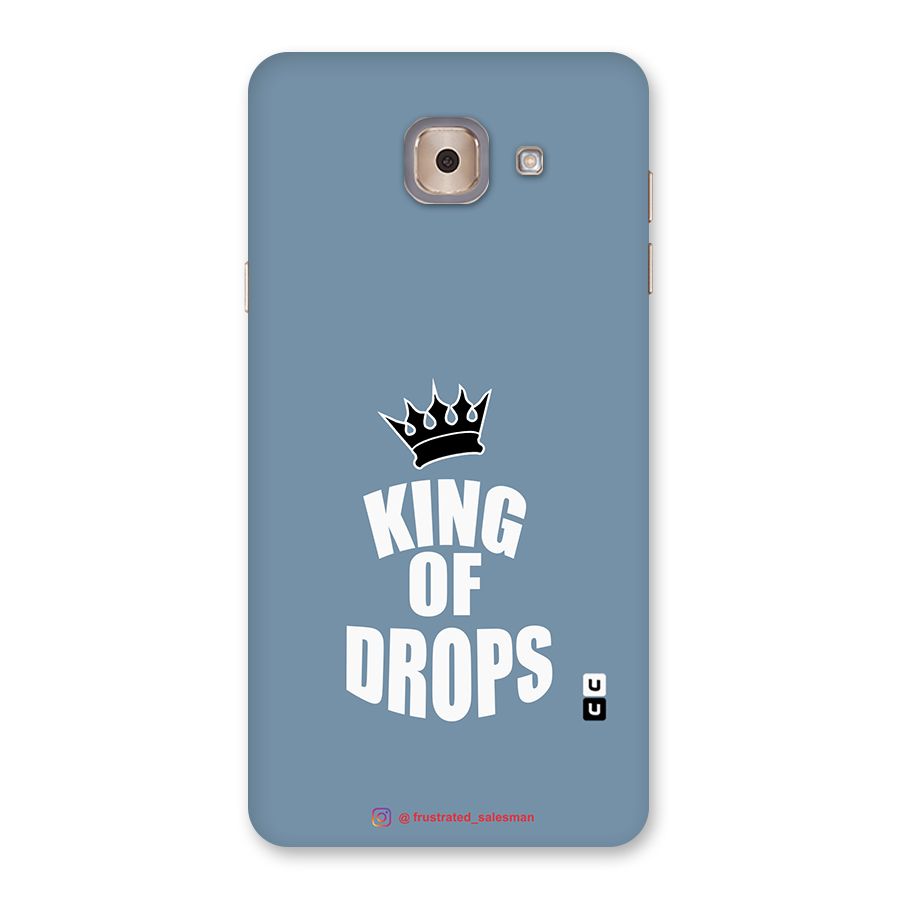 King of Drops Mustard SteelBlue Back Case for Galaxy J7 Max