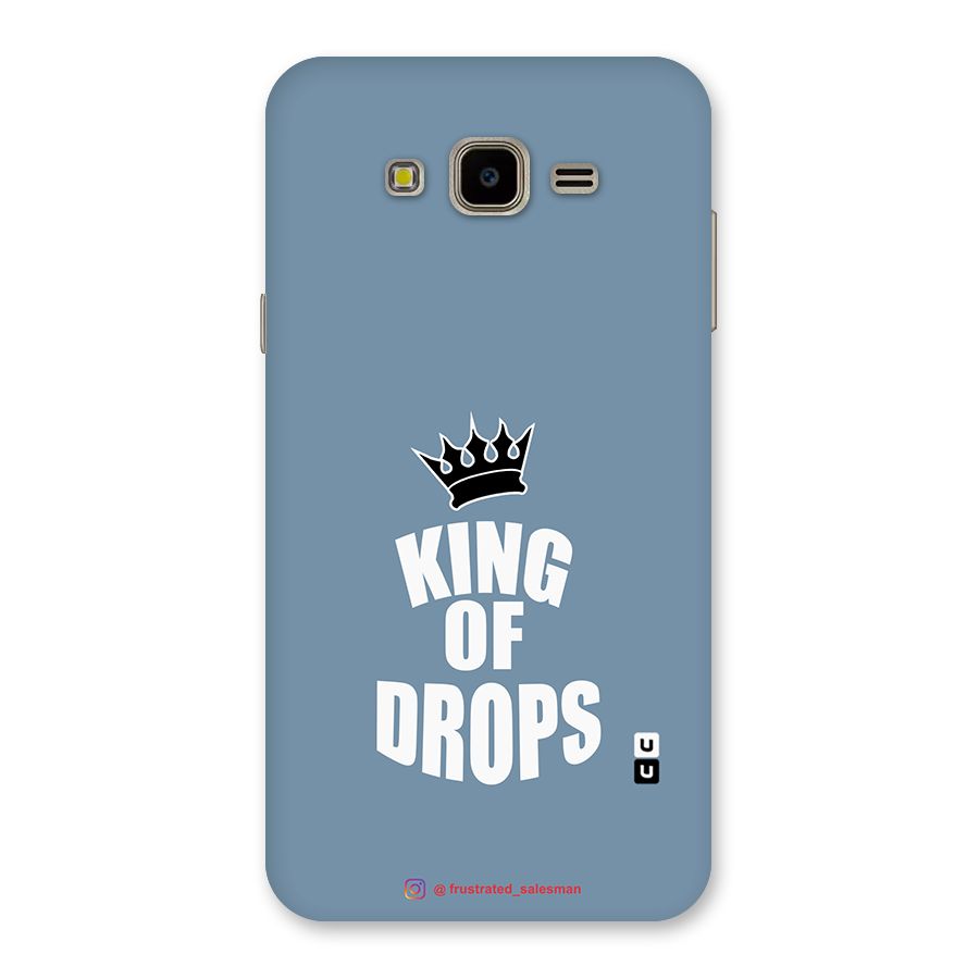 King of Drops Mustard SteelBlue Back Case for Galaxy J7 Nxt
