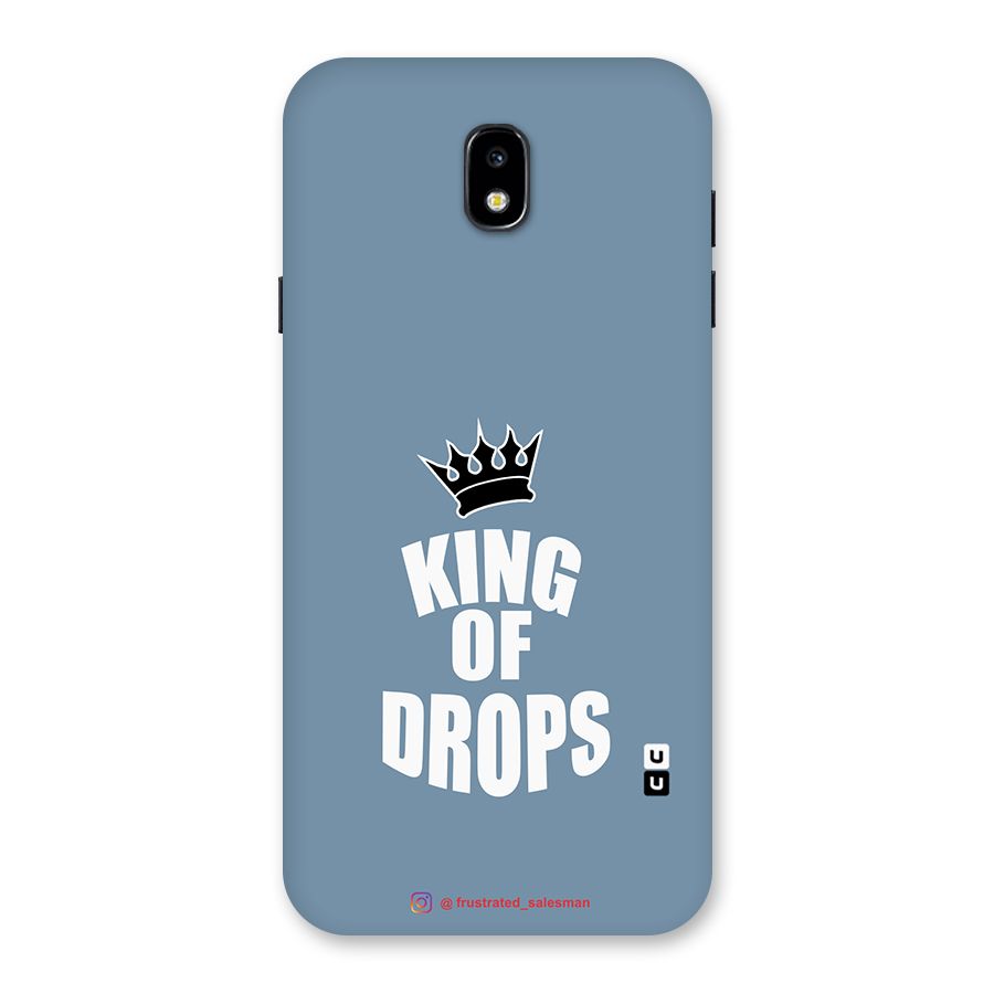 King of Drops Mustard SteelBlue Back Case for Galaxy J7 Pro