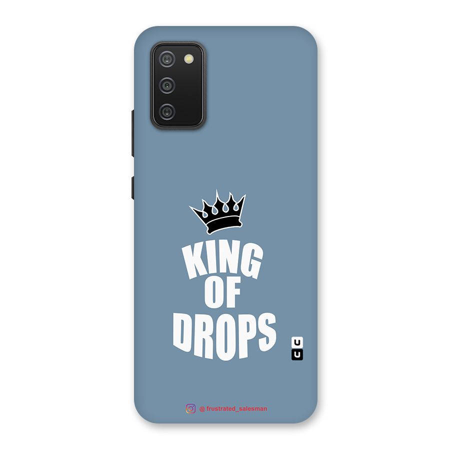 King of Drops Mustard SteelBlue Back Case for Galaxy M02s