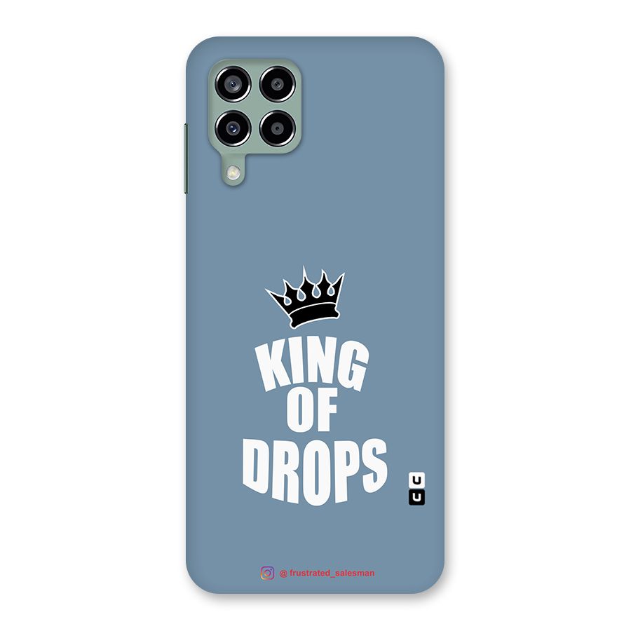 King of Drops Mustard SteelBlue Back Case for Galaxy M33