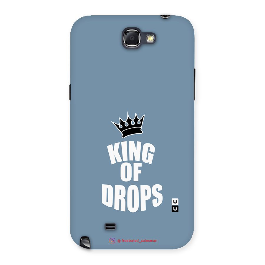 King of Drops Mustard SteelBlue Back Case for Galaxy Note 2