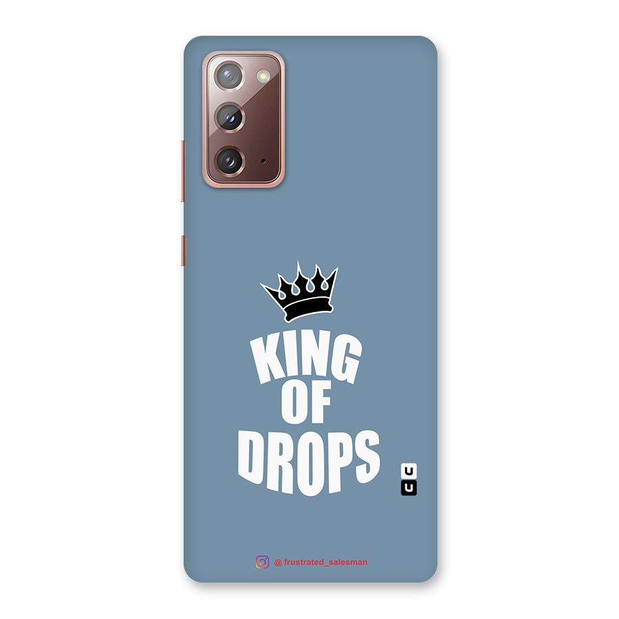King of Drops Mustard SteelBlue Back Case for Galaxy Note 20