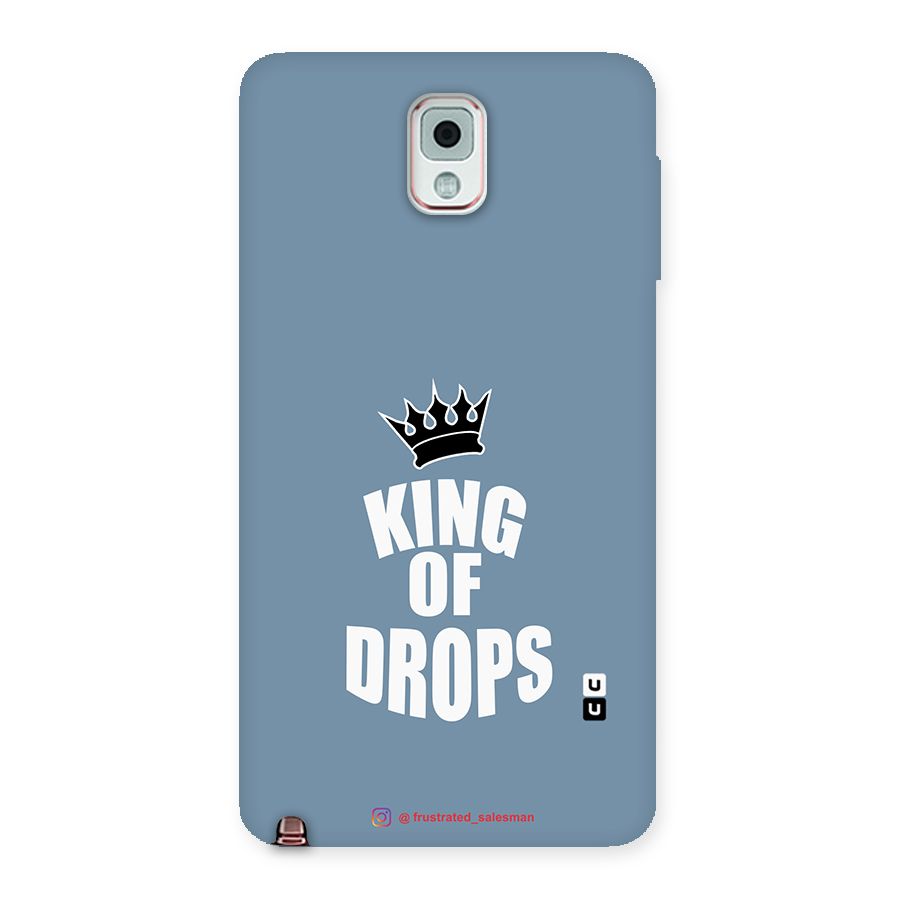 King of Drops Mustard SteelBlue Back Case for Galaxy Note 3