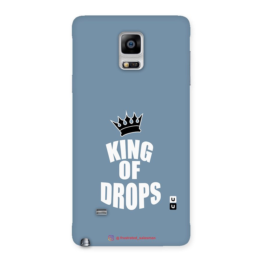 King of Drops Mustard SteelBlue Back Case for Galaxy Note 4
