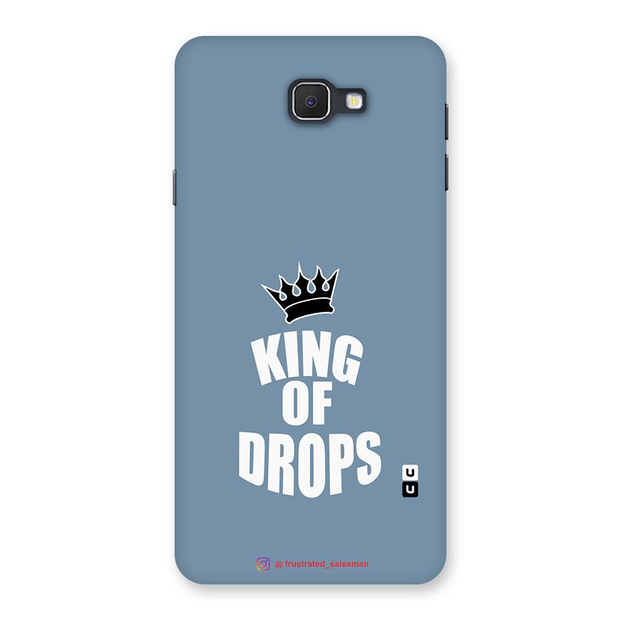 King of Drops Mustard SteelBlue Back Case for Galaxy On7 2016