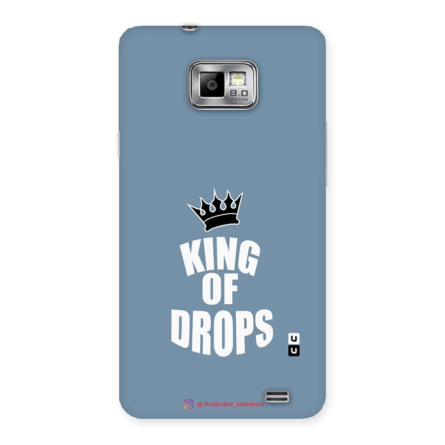 King of Drops Mustard SteelBlue Back Case for Galaxy S2