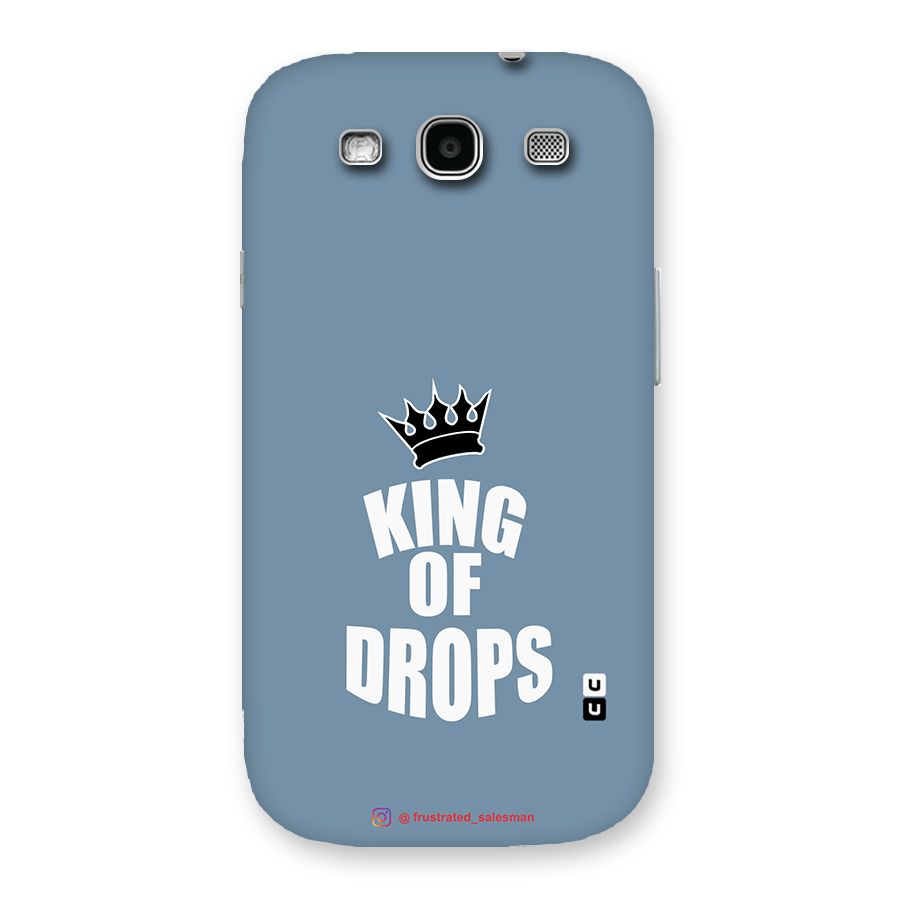 King of Drops Mustard SteelBlue Back Case for Galaxy S3