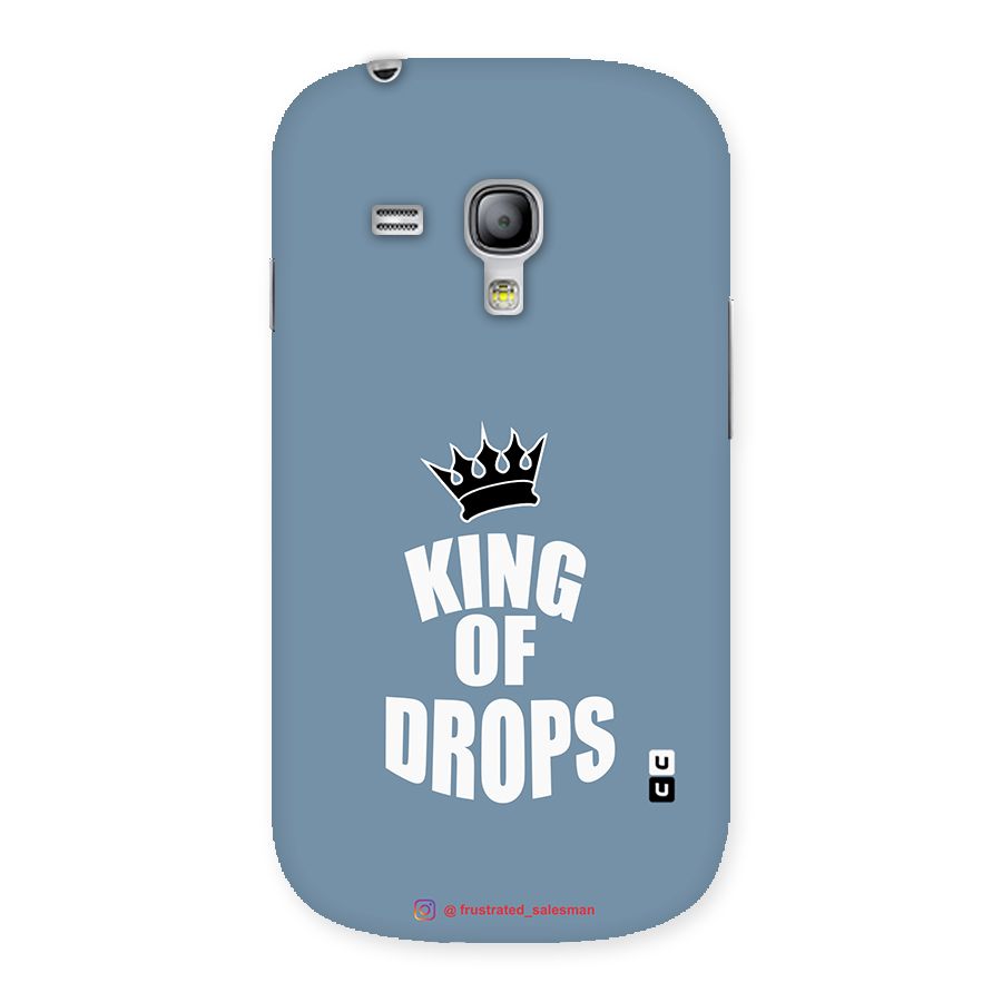 King of Drops Mustard SteelBlue Back Case for Galaxy S3 Mini