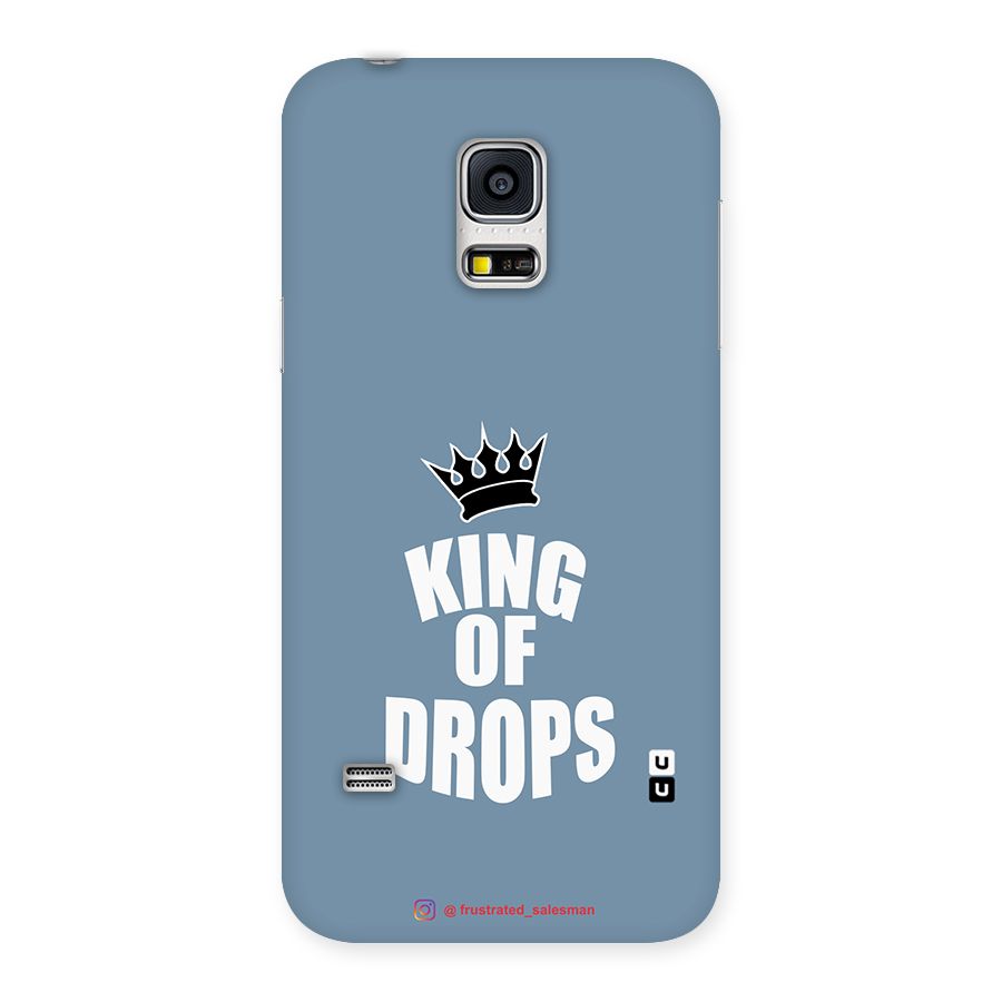 King of Drops Mustard SteelBlue Back Case for Galaxy S5 Mini