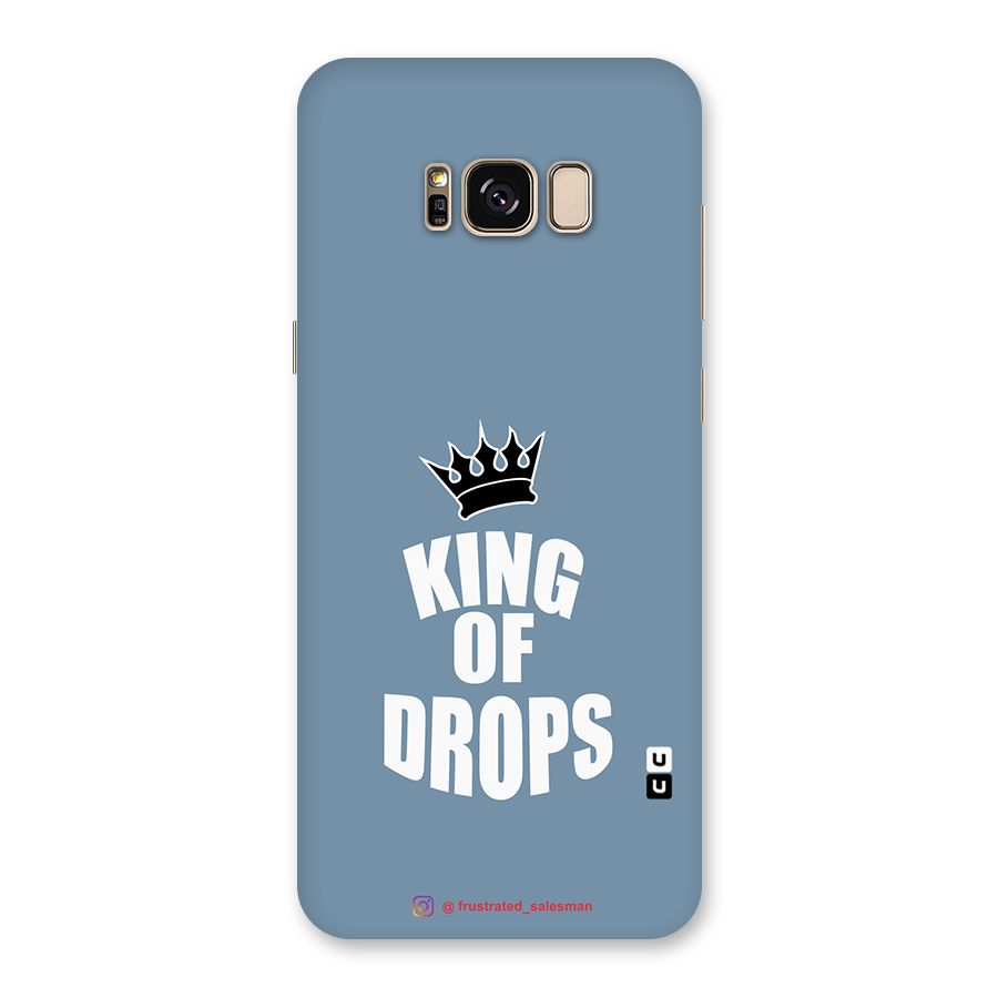 King of Drops Mustard SteelBlue Back Case for Galaxy S8 Plus