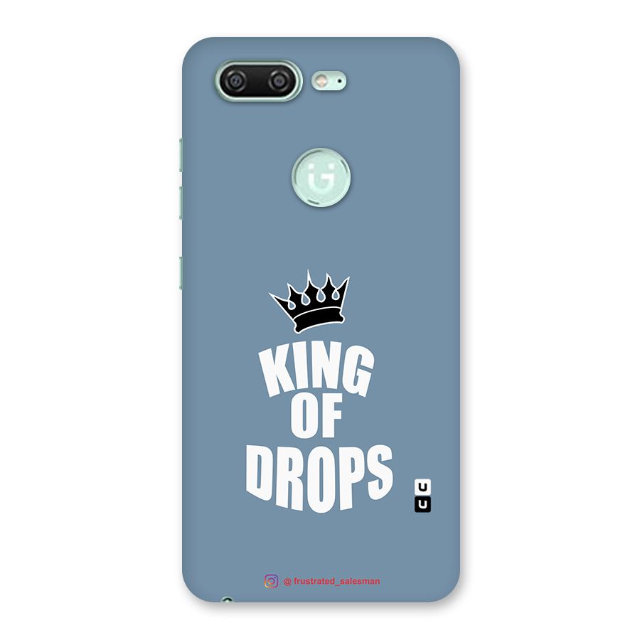 King of Drops Mustard SteelBlue Back Case for Gionee S10